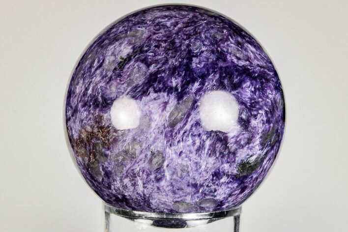 Polished Purple Charoite Sphere - Siberia #198252